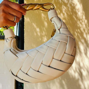Borsa 2024 nuova borsa europea e americana semplice high-end in metallo con braccio monospalla moda a tracolla da donna - Product Image 5