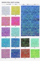 Tissu en nylon et élasthanne holographique brillant de haute qualité, extensible, métallisé, pour maillots de bain, bikinis, jupes de danse