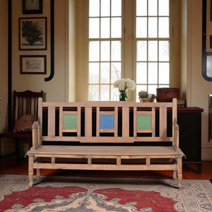 ม้านั่งไม้สไตล์ดั้งเดิมม้านั่งไม้ในสวนเฟอร์นิเจอร์บ้านผสม & จับคู่ตกแต่งวินเทจ-ภาชนะบรรจุ1เท่านั้น - Product Image 3