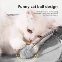 Lit pour chat respirant en fer pour l'été, hamac pour chat anti-humidité 4 saisons, maille ronde