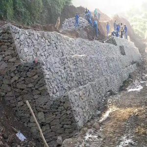Trung Quốc PVC tráng dây lưới <span class=keywords><strong>gabion</strong></span> dam thiết kế hiện đại ngoài trời <span class=keywords><strong>gabion</strong></span> hộp cho đá giữ lại bức tường xây dựng bất động sản - Product Image 6