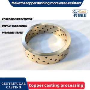 C93700 Bagues en métal CNC personnalisées Pièces de manchon de conception de bride en laiton Bronze Fer Bagues en métal CNC personnalisées de haute qualité - Product Image 4