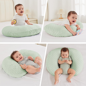 Almohada de lactancia suave para recién nacidos con diseño ergonómico que ayuda a aliviar el dolor de espalda y la fatiga de brazos - Product Image 3