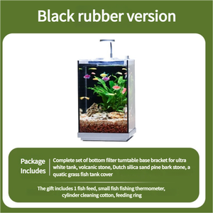 Vente en gros Mini bol pour <span class=keywords><strong>aquarium</strong></span> avec décoration et accessoires pour <span class=keywords><strong>aquarium</strong></span> avec éclairage LED pour la maison et le salon - Product Image 6