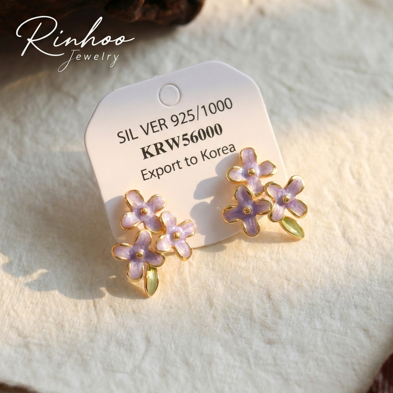 RINHOO Stainless Steel Hoop Earrings Women