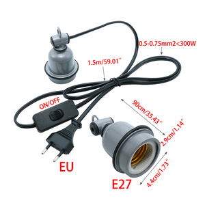AB Sertifikalı E27 Isı Lambası Tutucu, Spiral Halka ile Kümes Hayvanları Isıtma Lambası, Çiftlik Kullanımı için - Product Image 3