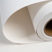 Toile de coton brillante et imperméable 380GSM compatible avec Epson, Canon, HP pour impression jet d'encre, toile d'art décorative