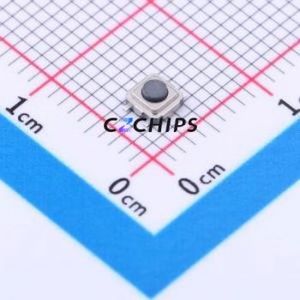 TD-1153SG-1.5H-250 Tactile Switch SMD Switch Single Pole Single Throw Round Button 2.5N Vertical Mount - Product Image 1