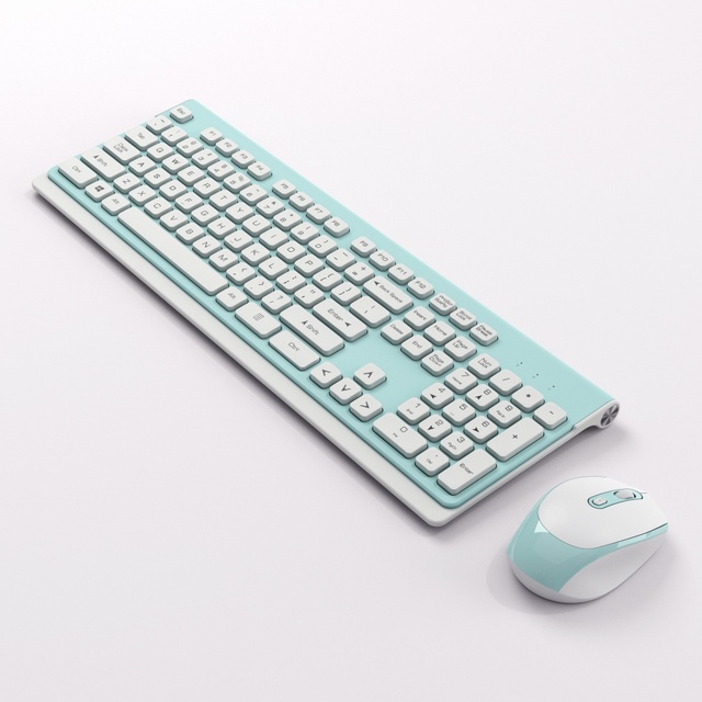 PC Silent Low Profile Keyboard Full Key 104 Key 2.4G Wireless Keyboard Custom Wireless Keyboard