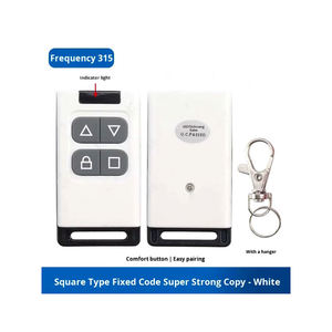 รีโมทคอนโทรลไร้สายแบบคัดลอกรหัสทรงสี่เหลี่ยมจัตุรัส รุ่น ZY-315/433.92 ปุ่มใหญ่ 4 ปุ่ม 315/433 กำลังสูง หลายสี - Product Image 5