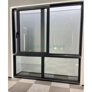 Véranda en aluminium personnalisée porte coulissante fenêtres double fenêtres en verre trempé avec rail fenêtres <span class=keywords><strong>de</strong></span> porte coulissante à vendre - Product Image 5
