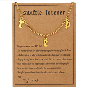 Collar de Acero Inoxidable Estilo Punk 1989 Rep Lover Taylor, Collar Fearless Evermore <span class=keywords><strong>Antihero</strong></span> Reputation Swiftie Taylor - Product Image 5