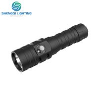 Lampe torche LED en aluminium D1500, 1500Lm, 173M, rechargeable par USB, batterie 3100Mah, 6500K, IP65, lampe de poche pour la chasse, le sauvetage, le travail en extérieur