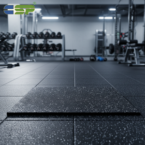 Prix de gros – <span class=keywords><strong>Tapis</strong></span> de sol en <span class=keywords><strong>caoutchouc</strong></span> antidérapant de haute qualité pour salle de sport, épaisseur 15mm-50mm, rouleau SBR personnalisable - Product Image 3