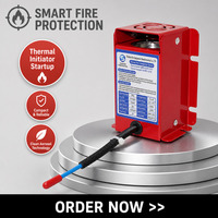 Extincteur aérosol portable en acier de 100g à déclenchement par détection de température pour armoire, efficace