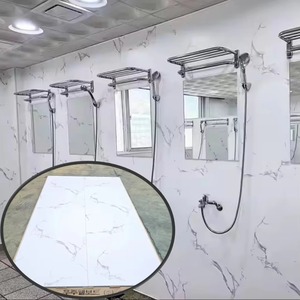 <b>Wall</b> <b>Panels</b> 190*145(mm) Interior Solution <b>Waterproof</b> Eco Friendly Strong Lightweight PVC Modern Bathroom Warehouse - Product Image 5