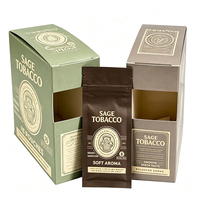 Boîte de présentation personnalisée pour feuilles de tabac Fronto Grabba avec fenêtre, emballage auto-scellant pour cigares