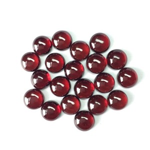 Igi อัญมณีทรงหลวมกึ่งมีค่าเกรด AAA พลอยโกเมนสีแดงธรรมชาติขนาด8มม. ผ่านการรับรองคุณภาพสูง - Product Image 3