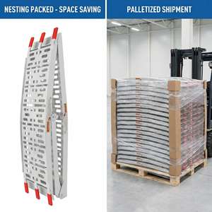 Rampa de Carregamento Dobrável de Alumínio para Cortador de Grama, ATV, Caminhão, Moto e Bicicleta - Product Image 4