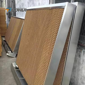 Venta caliente Aves de Corral Almohadillas de enfriamiento Celulosa Refrigeración por agua Almohadilla de enfriamiento corrugada - Product Image 6