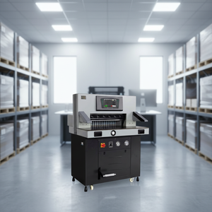 ST-6810L Heavy Dutty Semi-Automatic A4 Paper <b>Cutter</b> Machine <b>Hydraulic</b> Electric Guillotine Paper Cutting Machine - Product Image 1