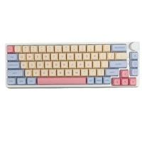 Custom Keyboard Keycaps 132 Keys XDA Profile PBT Mechanical Keyboard Keycaps Cotton Candy