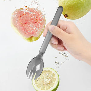 ชุดช้อนส้อมพลาสติกแบบใช้แล้วทิ้ง6.7เป็นมิตรกับสิ่งแวดล้อมช้อนเจลลี่และเครื่องดื่มแบบแพ็คแยกชิ้น - Product Image 5