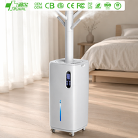 RUNAL Novo Umidificador de Ar Ultrassônico Industrial de 27 Litros com Reservatório Grande de Água, 110V 220V, Enchimento Superior, Névoa Fria, para Ambientes Grandes