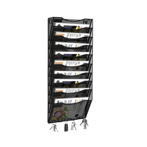 Meta Lưới 10-tầng Treo Tường Tập Tin Tổ Chức Treo Tường Tập Tin Chủ Tài Liệu Văn Phòng Tổ Chức Và Trường Học Lưu Trữ - Product Image 1