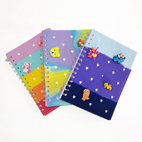 Promoción gran oferta cubierta de cuaderno de silicona personalizada espiral Pop It cuaderno de silicona