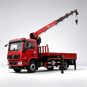 Factory Direct Shacman 8TONS <b>Cargo</b> Crane <b>Truck</b> ISO9001 Certified - Product Image 1