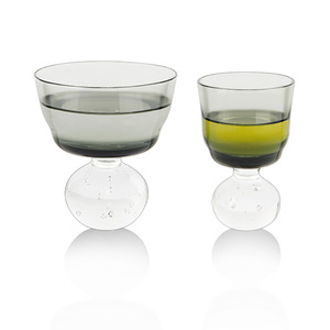 Gran oferta, juego <span class=keywords><strong>de</strong></span> flauta para beber gris <span class=keywords><strong>de</strong></span> <span class=keywords><strong>cristal</strong></span> sin plomo soplado a mano, cuencos <span class=keywords><strong>de</strong></span> helado con Base <span class=keywords><strong>de</strong></span> burbujas pesadas, juegos <span class=keywords><strong>de</strong></span> cristalería, copa <span class=keywords><strong>de</strong></span> champán - Product Image 3