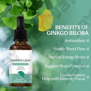 JBY Özel Marka Doğal <span class=keywords><strong>Ginkgo</strong></span> <span class=keywords><strong>Biloba</strong></span> Özü Sıvı Damlaları <span class=keywords><strong>Ginkgo</strong></span> Yaprağı Bitkisel Takviyesi - Product Image 6