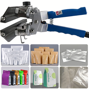 Scelleuse manuelle à pince pour sacs plastiques, prix de gros, 200mm/300mm/400mm/500mm en option, conception à pince facile à utiliser - Product Image 6