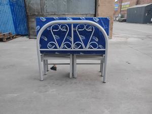 Недорогая складная кровать белого цвета, железная кровать, стальная складная кровать, 4-секционная складная кровать - Product Image 2