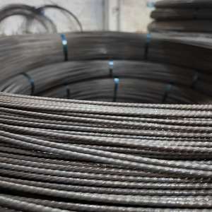 Fili d'acciaio pretrattati nervati non legati di grado SWRH82B secondo la norma ASTM per pali in calcestruzzo precompresso (PHC) e pali elettrici in calcestruzzo - Product Image 5
