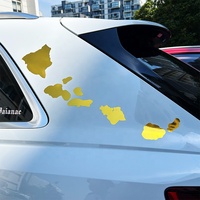 Autocollants de transfert de lettres découpées personnalisées résistantes aux UV et aux intempéries, autocollants en vinyle pour pare-chocs et pare-brise, autocollants pour vitres de voiture