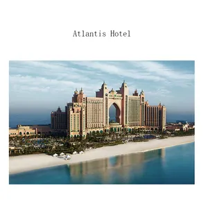 Midea Pemanas Air Pompa Panas Komersial, Pemanas Air untuk Atlantis Hotel (Bintang Lima)