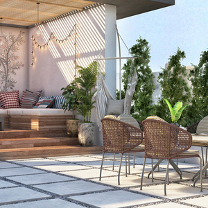 Đá Granite nhìn gạch kỹ thuật chống trượt gạch cảnh quan sân vườn vuông nhà để xe gạch lát sàn 600x600mm - Product Image 3