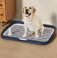 Toilettes pour grands chiens, toilettes intérieures modernes en plastique pour chiens et chats, écologiques, faciles à nettoyer