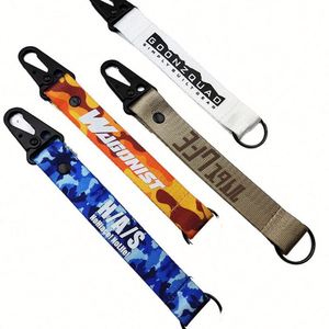 Promotional Custom Keychain Nylon Fabric Stitching Strap <b>Key</b> <b>Chain</b> Zinc Alloy Moto Car Keyring Airplane Custom Lanyard Keychain - Product Image 1