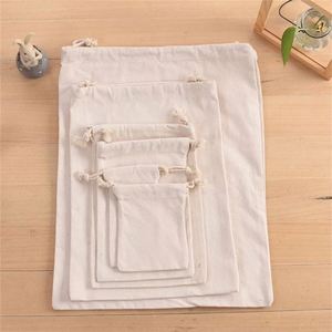 Hot Sale Cotton Linen Gift Shopping Dust Bag Custom Logo Printed <b>Drawstring</b> Shoe Clothing Hot Storage Cotton Muslin <b>Pouch</b> - Product Image 6