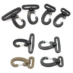 Plastic Snap <b>Hook</b> Black General Industry Outdoor Backpack Strap Carabiner Clip Accessory - Product Image 5