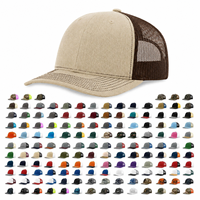 Gorra Trucker Richardson 112 de Alta Calidad al por Mayor, Estilo Y2K, Playa, Hip Hop, Clásica, de Malla, 6 Paneles, Personalizable con Bordado y Parche de Logotipo
