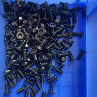 Vis de machine Torx à tête fraisée plate en acier inoxydable 304, oxyde noir, ISO14581, M1.6 M2 M2.5 M3 M4 M5 M6