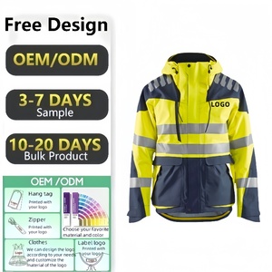 Fuyi עבודה להתאמה אישית ז 'קט חורף חם oem odm רפלקטיבי עם לוגו מותאם אישית הסיטונאי - Product Image 1