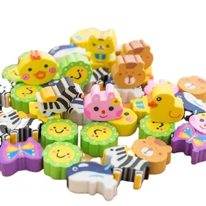 Cartoon Kawaii mini gomma da cancellare nuova matita TPR gomma 3D regalo promozionale gomma da cancellare a forma di verdure carine di alta qualità