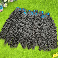 Lots de Cheveux Naturels Vierges Vietnamiens Double Drawn Grade 12A en Gros, Extensions de Cheveux Humains Bouclés Birmans de 22 Pouces, Cheveux Indiens