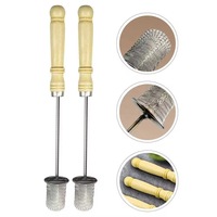 Outils d'allumage pour ventouses de massage avec manche métallique, baguettes de feu traditionnelles chinoises pour la relaxation et les soins