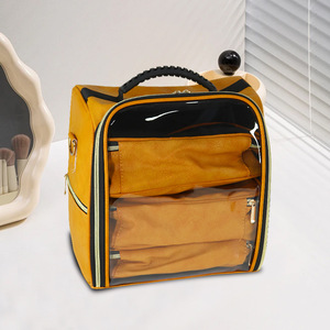 Sac de voyage Ins grande capacité 3 couches bagage à main voyage cosmétique organisateur <span class=keywords><strong>valise</strong></span> Extra Large chariot de rangement trousse de maquillage sac - Product Image 2